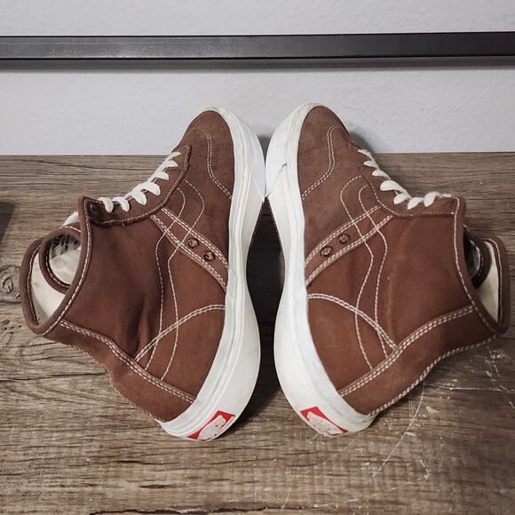 Vans Gilbert Crockett High Decon Men’s Skate Shoes Sneakers Size 9 Brown - Picture 5 of 9